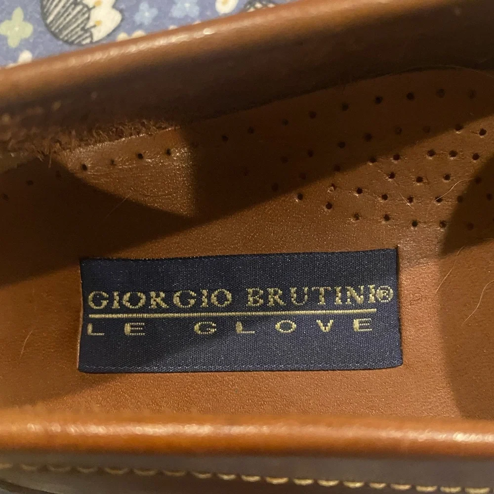 GIORGIO BRUTINI LEATHER DONALD LOAFERS